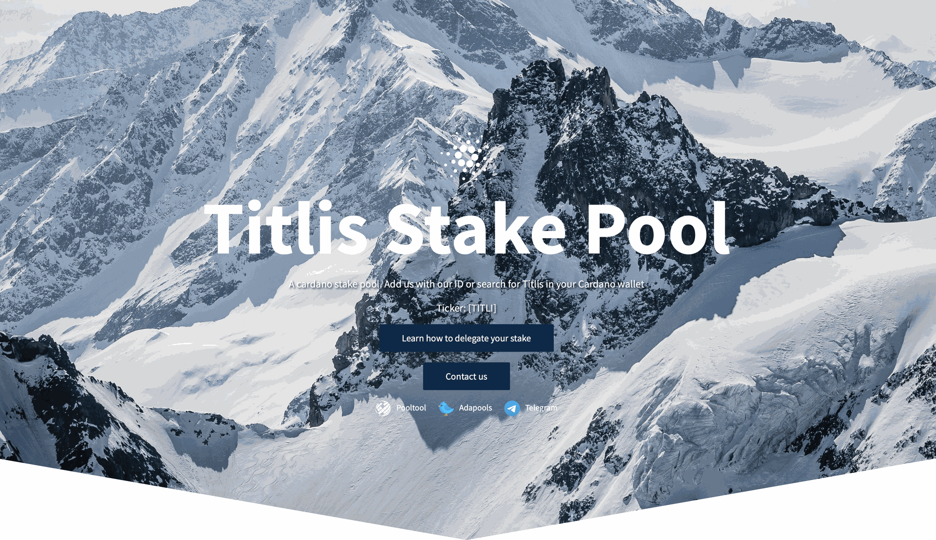 Titlis Stake Pool Website